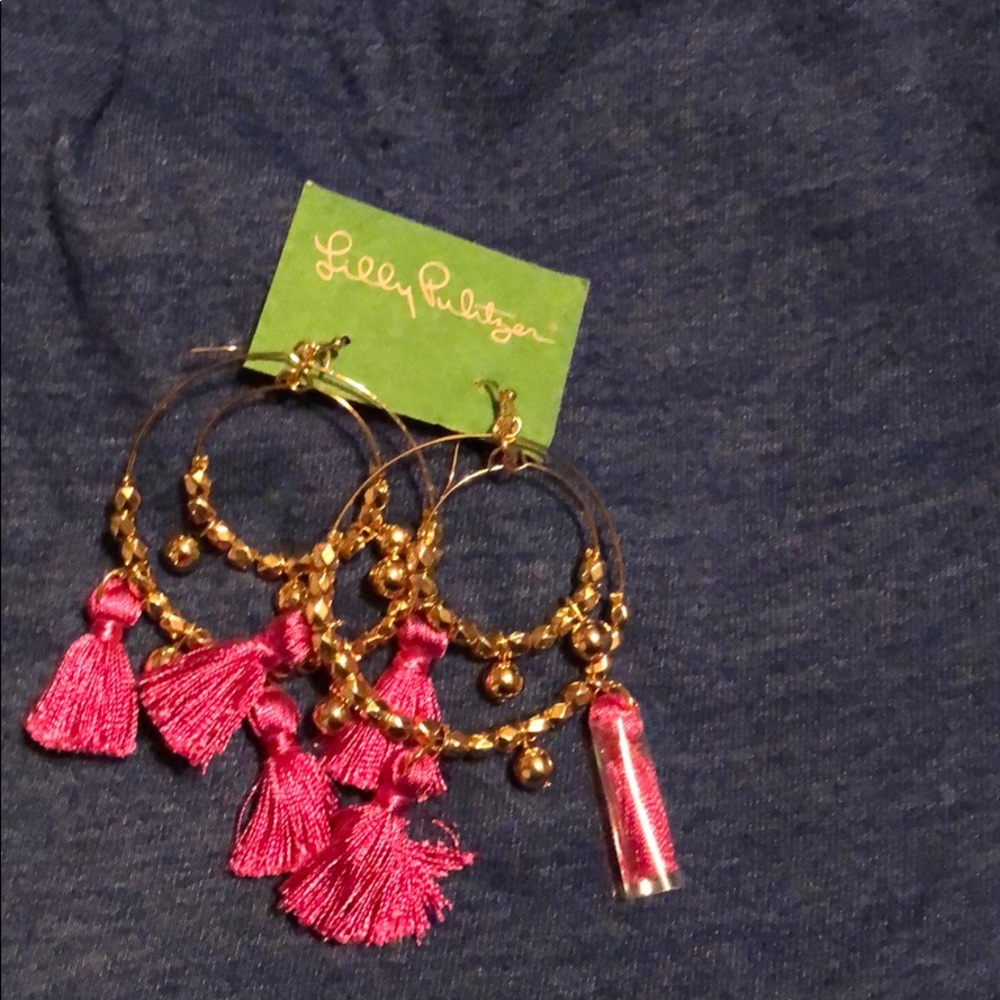 Tassel Lilly Pulitzer earrings- never worn